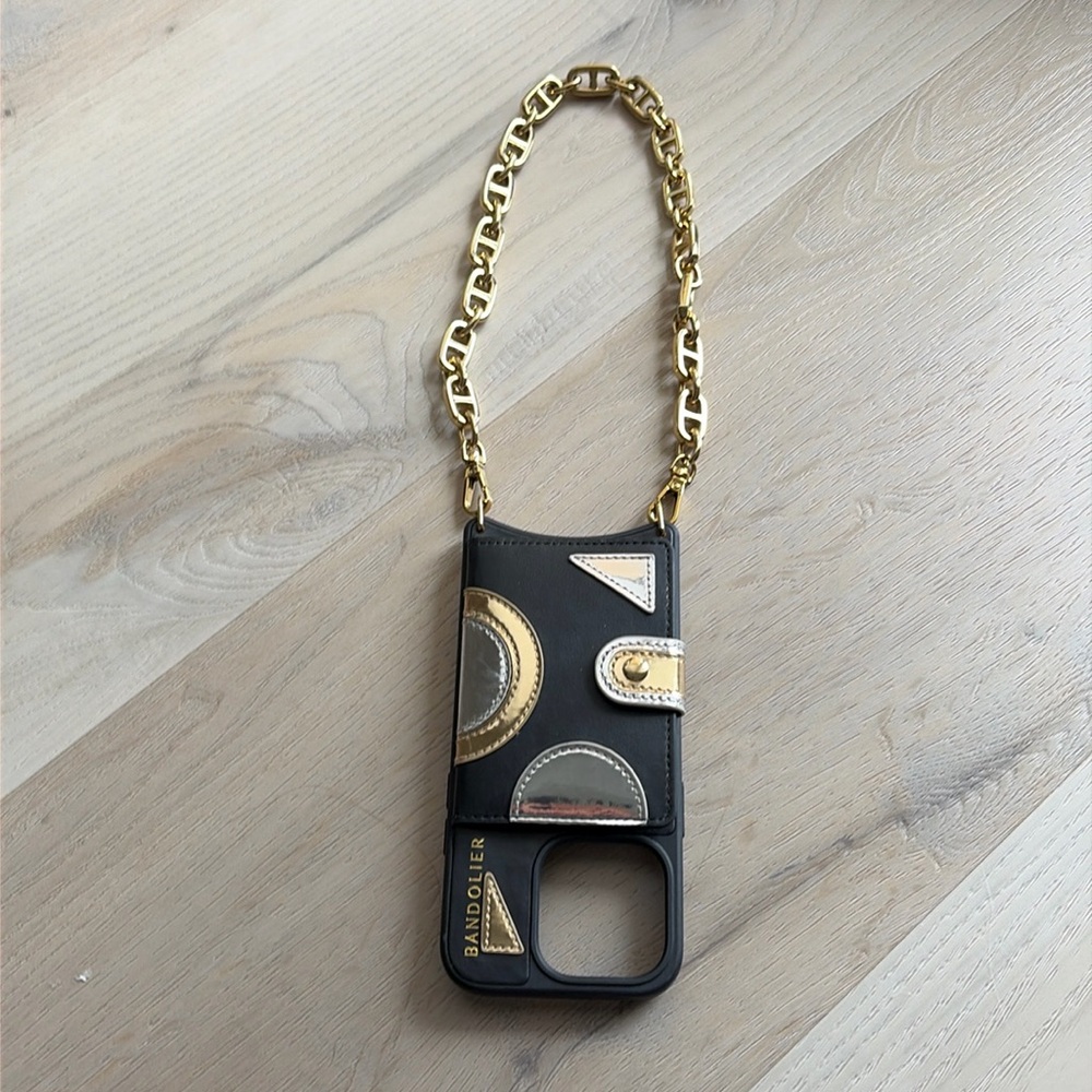 Bandolier black Isla iPhone 15 pro phone case